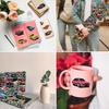 100pcs Classic Car Stickers Cartoon Vinyl Waterproof Stickers for Laptop,Guitar,Motorcycle,Bike,Skateboard,Luggage,Phone,Hydro Flask, Gift for Teen Birthday Party view 3
