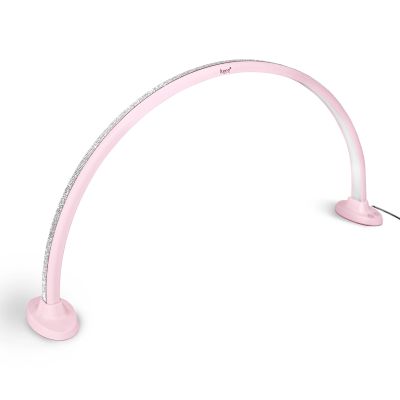 Luna LED Nail Light Half Moon Table Lamp, 30006000K Adjustable Light for Nail Salon Manicure Table, Spa Reception, Massage Spa Furniture & Equipment, Pink Rhinestone