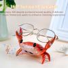 2 in 1 Mobile Phone StandSpeaker, 360 Degree Surround Sound, WirelessConnection, Vivid Crab Shape Decoration for Desk (Red) view 4