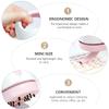 CIYODO Portable USB Desktop Vacuum Cleaner Handheld Dust Collector for Crumbs Pet Hair and Ashes Lightweight and Rechargeable for Home Office and Student Use view 2