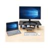 Tripp Lite Clamp-on Universal Monitor Riser Stand with Storage Drawer, Monitor Shelf for Desk, 23.6" Platform for Wide Monitors, 6.5" Tall, Black, TAA Complaint, 5-Year Warranty (WWSSC2414TAA) view 3