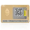Ballet REAL Ethereum (ETH), Gold Edition - The Easiest Crypto Cold Storage Card, Cryptocurrency Hardware Wallet with Multicurrency and NFT Support (Single) view 1