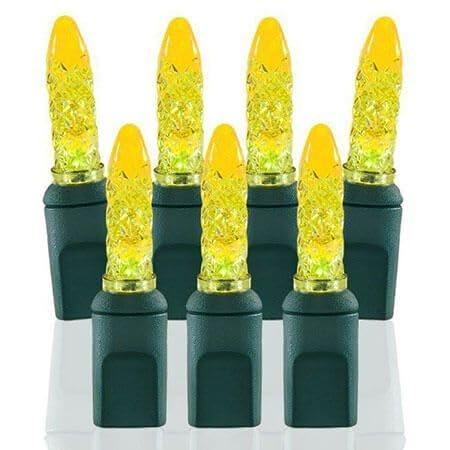 Pro Christmas M5 LED Outdoor Christmas Lights, Yellow, 70 Count