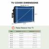 Outdoor TV Cover Solid Color Navy Blue Waterproof Weatherproof TV Covers for 30 to 32 Inch Outside Flat Screen TV Protector Shield 30"W x 19"H x 4.5"D view 2