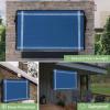 Outdoor TV Cover Solid Color Navy Blue Waterproof Weatherproof TV Covers for 30 to 32 Inch Outside Flat Screen TV Protector Shield 30"W x 19"H x 4.5"D view 4