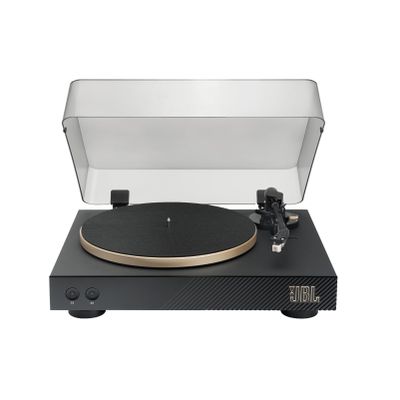 JBL Spinner BT - Bluetooth with AptX-HD Turntable, Components, Removable Headshell, Aluminum Platter and Belt Drive, Moving Magnet Cartridge pre-Installed (Gold)