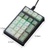 Wilitto Backlight Numeric Keypad for Laptop,21 Key Wired USB Mechanical Numpad, External Mini Numbers Keyboard for Laptop PC Computer Financial Tax Accounting Office Tool Black view 4