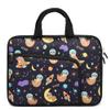 11 11.6 12 12.1 12.5 inches Laptop Sleeve Chromebook Case Ultrabook Case Notebook Sleeve PC Messenger Bag Tablet Case Neoprene Handle Sleeve for Women Men, Two Pockets(Space Sloth) view 1