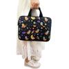 11 11.6 12 12.1 12.5 inches Laptop Sleeve Chromebook Case Ultrabook Case Notebook Sleeve PC Messenger Bag Tablet Case Neoprene Handle Sleeve for Women Men, Two Pockets(Space Sloth) view 2