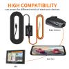 Cam Hardwire Kit, 3.2M Secure Camera Power Cord Wide Compatibility Scratch Resistant 12-30V for Radar Detector (MINI) view 3