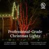 Pro Christmas LED Christmas Lights  70 Count Wide Angle Conical String Lights  Professional Grade Indoor/Outdoor Commercial Holiday Light Set for Trees, Bushes, & Dcor  Pink view 4