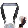 USA Gear Camera Neck Strap (Black) + DualGRIP Hand Strap (Black) - Bundle view 1
