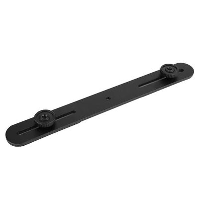 10.6 Inch Flash Bracket, Dual Camera Mount Flash Bracket Extension Bar with 1/4 Screw Hot Shoe Dual Flash Bracket Holder for DSLR Camera