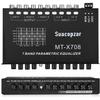 Suacopzar 7 Band Car Audio Equalizer, 7 Bands EQ Car Amplifier Graphic Equalizer W/Front, Rear + Sub Output, CD/AUX in Select Switch, Audio Output for Car Boat RV RTV Motorcycle-Suacopzar view 2