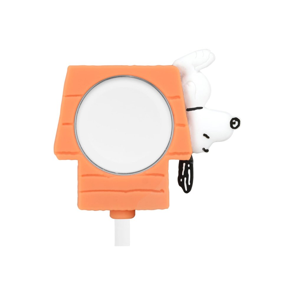 Gourmandies SNG-787B Peanuts Snoopy Apple Watch Genuine Charging Cable Compatible Silicone Cover Dog House