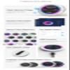 2.1 Inch USB Monitor Water Cooler Screen PC case Secondary Screen 480480 Resolution with Music Spectrum Analysis Function Silver Color view 3