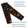 Woyaba horror halloween funny pumpkins bats in orange and black halloween pumpkin arm sleeve compression,farslemers defense gardening sleeves sun protection arm sleeves for men women adult view 2