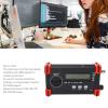 8 Band Short Transceiver, Portable USDX USDR HF QRP SDR Receiver SSB CW QRP Wireless Transceiver 100240V (US Plug) view 3
