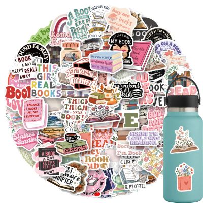 103Pcs Bookish Stickers Vinyl Book Stickers for Kindle, Book Stickers Decals for Laptop Water Bottle Bumper Luggage Computer Skateboard Snowboard. Gifts for Kids Girls Teens