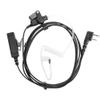 Amazingxiax 5 Pack F10 V80 Earpiece Earphone Headset 2 Pin Pug Acoustic Tube for V8 V80E V82 V85 F11 F12 IC-F3011 IC-F4011 IC-F3001 IC-F4001 IC-F1000 IC-F2000 IC-T70A IC-F33 Two-Way Radio view 2