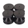 4PCS Speaker Isolation Feet Spikes, Aluminum Alloy Speaker Isolation Pads, for HiFi Amplifier Speaker Turntable Player (Black) view 2