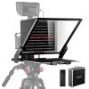 NEEWER Teleprompter X17 II with RT113 Remote/APP Control, 17" HD Beamsplitter All Metal Frame Upgraded Camera Mount QR Plate Compatible with Manfrotto 501PL iPad iPhone, Max Load 44.1Ib, Assembly Free view 1