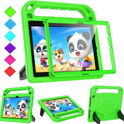 BMOUO Kids Case for Fire HD 10 Tablet (13th/11th Generation, 2023/2021) with Screen Protector, Shockproof Case for Amazon Fire HD 10 Tablet - Green