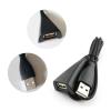 BIBABLYKE Replacement USB Receiver Extension Cable Extender Cord for Wireless Mouse Keyboard Receiver USB Adapter Line Black PVC view 4