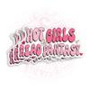 (3Pcs) Hot Girls Read Fantasy Stickers Fantasy Reading Book Stickers Bookish Booktok 3" Waterproof Die-Cut Vinyl Sticker for Water Bottle Laptop Hard Hat Kindle Cars Sticker Decal Stuff Gifts 3 Inches view 1