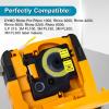 KCMYTONER 5 Pack Compatible for Dymo Rhino Pro IND Flexible Nylon Label Tape 18490 1/2" 12mm Black on Yellow Label for Rhino and 3M Label Maker Tape view 4