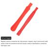 MECCANIXITY 10pcs Plastic Spudger Crowbar Professional Pry Bar Opening Repair Tools for Cellphone Mobile Phone Tablet Laptop PC, Red view 4