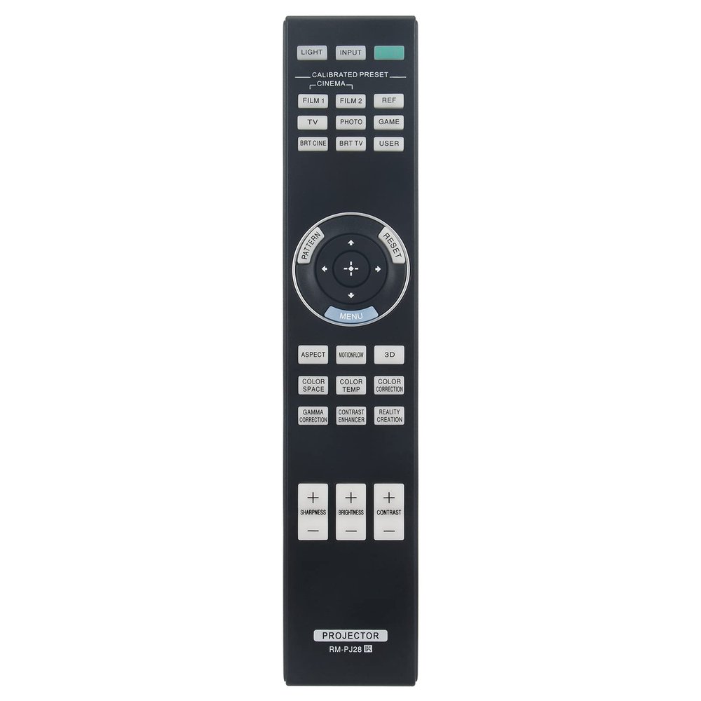 Econtrolly RM-PJ28 Replaced Remote Control fit for Sony Video Projector VPL-XW5000ES RMPJ28 VPLVW285ES VPL-VW295ES VPLVZ1000 VPLVZ1000ES VPLHW45ES VPL-VW260ES VPL-VW285ES VPL-VZ1000 VPL-HW45ES