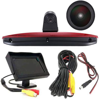 1280 * 720 Pixel Super HD Brake Light Reversing Camera with 4.3 Inch LCD Monitor Replacement for Mercedes Benz Vito W447 109 111 114 BLUETEC LWB Kasten CDI Van 2 Double Door 3rd MPV from 2015