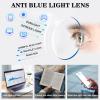 fadbon 6 Pack Reading Glasses Blue Light Blocking,Spring Hinge Readers for Men Women,Black Frame Anti Glare Eyeglasses (3 Black C1/3 Black C2, 4.50, x) view 4