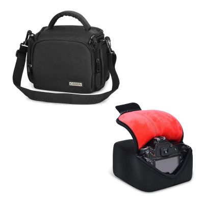 CADeN Camera Sling Bag + DSLR Camera Sleeve Case Compatible with Sony Canon Nikon Camera Case