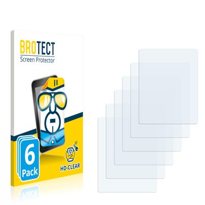BROTECT 6-Pack Screen Protector Compatible with Cateye Velo 9 CC-VL820 - HD-Clear Protection Film