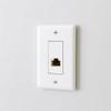 10 Pack 1-Gang Wall Plate Cover, Single Gang Rectangular Frame for Switches, Outlets or Low Voltage Inserts, White view 3
