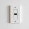 10 Pack 1-Gang Wall Plate Cover, Single Gang Rectangular Frame for Switches, Outlets or Low Voltage Inserts, White view 4