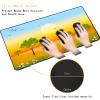 Mouse Pads Large Gaming Mouse Pad Trees Flowers Sunset Scenery Custom Desk Pad,with Cute Mouse Mat,Portable Desk Mat for Office,Computer Work,Game,NO-RGB+Wrist Rest,S(11.8"X23.6") view 3