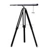 MARY Nautical Floor Standing Chrome Nickel Brass Galileo Nautical Telescope, 50" view 3