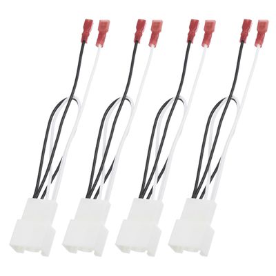uxcell 4pcs Car Speaker Connector Harness Adapter for Ford Edge 2010-2024 for Ford Escape 2010-2024 for Ford Explorer 2010-2024