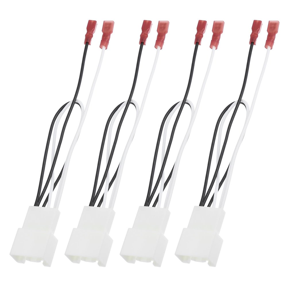 uxcell 4pcs Car Speaker Connector Harness Adapter for Ford Edge 2010-2024 for Ford Escape 2010-2024 for Ford Explorer 2010-2024