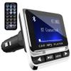 Bluetooth FM Transmitter for Car, Wireless Car Radio Adapter with 1.4" Color Screen for Hands Free Calls Support USB Charger Siri Google Assistant Aux view 1