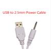 1m USB to 2.5mm Mono Audio Cable Replacement USB 2.0 to DC 2.5mm 2A Fast Chaging Power Cable view 2