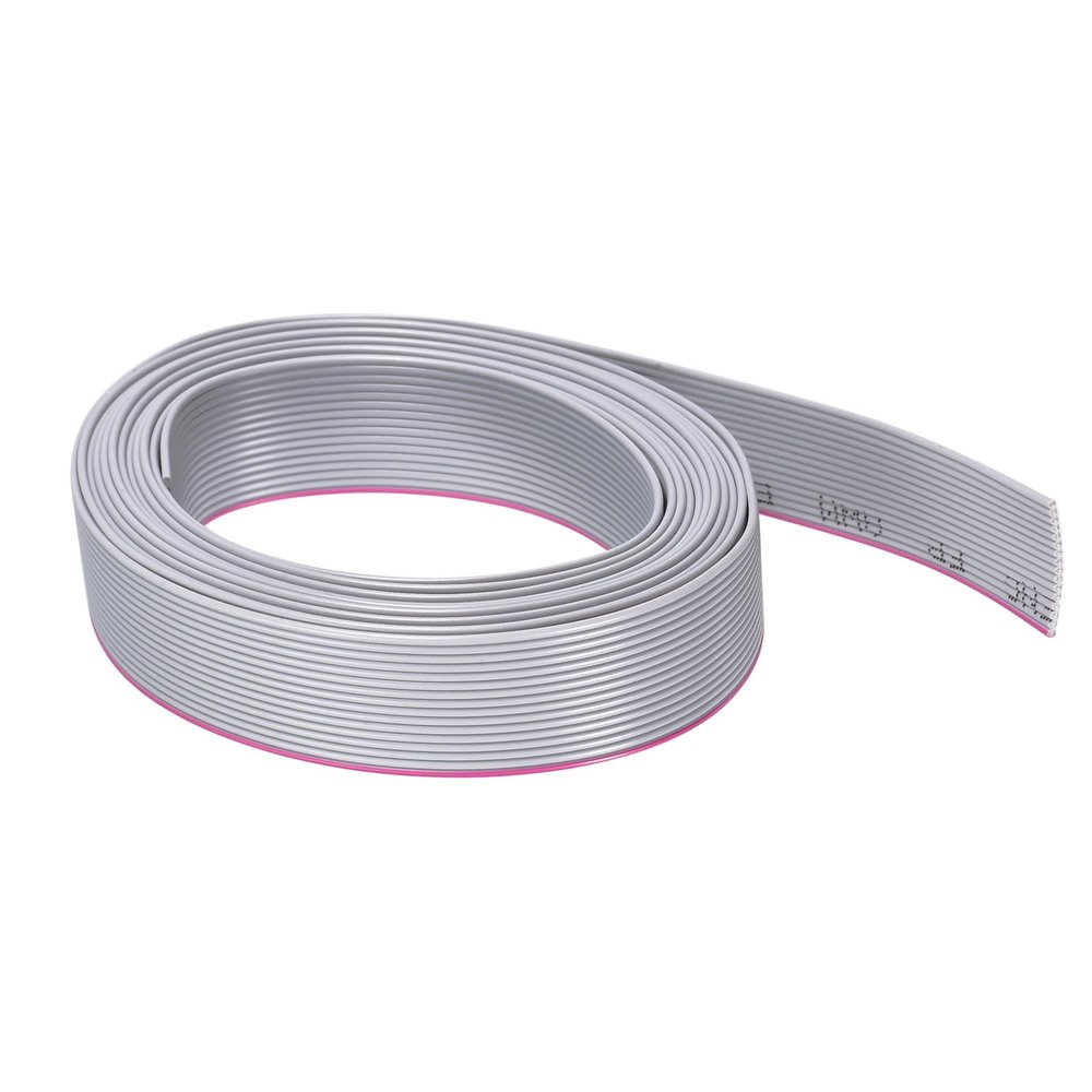 DMiotech 16Pin Flat Ribbon Cable 6.6 Feet 1mm Pitch IDC Grey Wire for AWM 2651, Digital Cameras, Computers