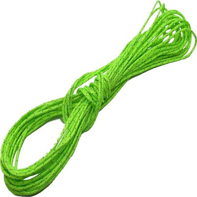 B2BPlusC Ultra Light Dyneema Reflective Green Rope 1/16 Inch Diameter | 440lbs Breaking Strain | Tent Guy Guide Rope | Suitable for Sailing, Dinghy, Yachting, Cruising, Racing - 135 Feet