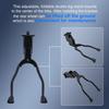 Bike Kickstand Double Leg Center Mount Adjustable Stainless Steel Anti-Slip Feet Fits 26" Bikes & Above Heavy-Duty Foldable Stand for Mountain & Road Bicycles view 2