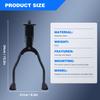 Bike Kickstand Double Leg Center Mount Adjustable Stainless Steel Anti-Slip Feet Fits 26" Bikes & Above Heavy-Duty Foldable Stand for Mountain & Road Bicycles view 4