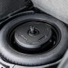 NVX QBSTA 900W Max (300W RMS) 11" Powered Spare Tire Subwoofer Box with Built-in Amp and Remote Bass Knob, Easy to Install in Cars view 2