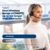 TruVoice AW50 Wireless Dect Headset with EHS for Remote Answering for Polycom/Poly VVX210 250 310 400 410 500 600 1500 IP320 321 330 331 335 430 450 550 560 650 670 Dual Connectivity (Phone and PC) view 2